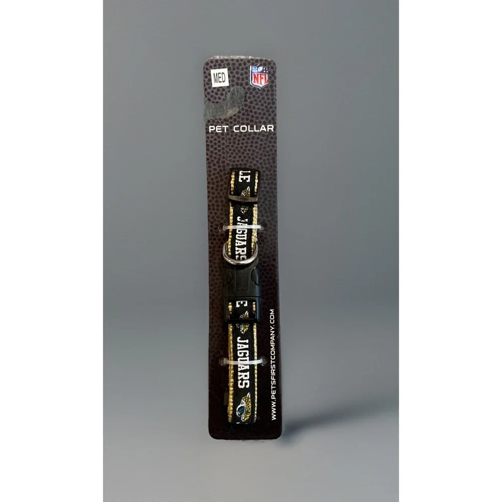 Jacksonville Jaguars Pet Collar Size Medium 5/8